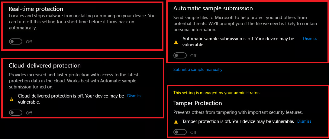 Disable Windows Anti-Virus